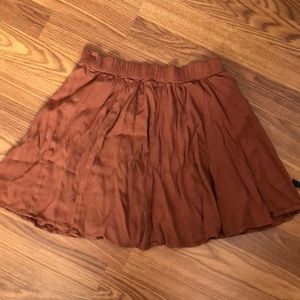 Brown/red Mini Skirt
